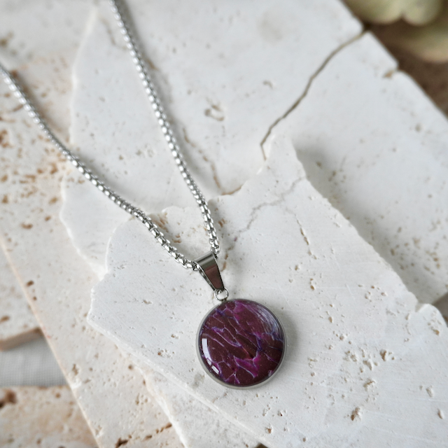 Amaranth Purple Large Pendant