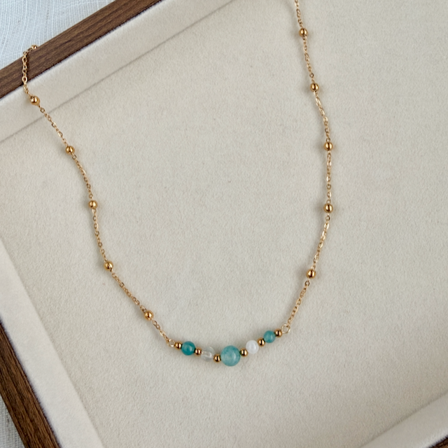 Luna Five Stone Necklace