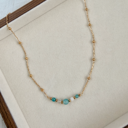 Luna Five Stone Necklace