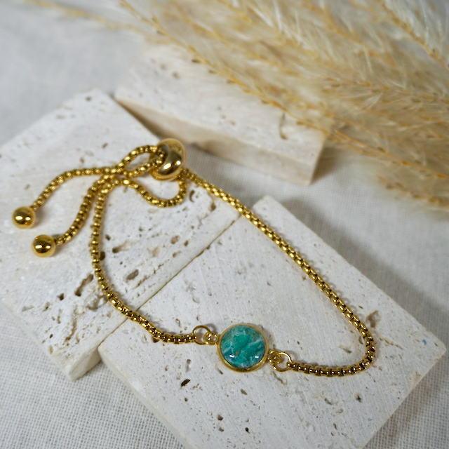 Emerald Adjustable Bracelet