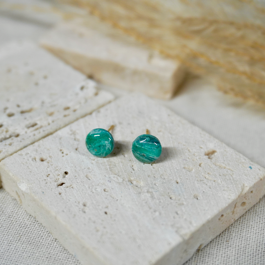 Emerald Small Round Stud
