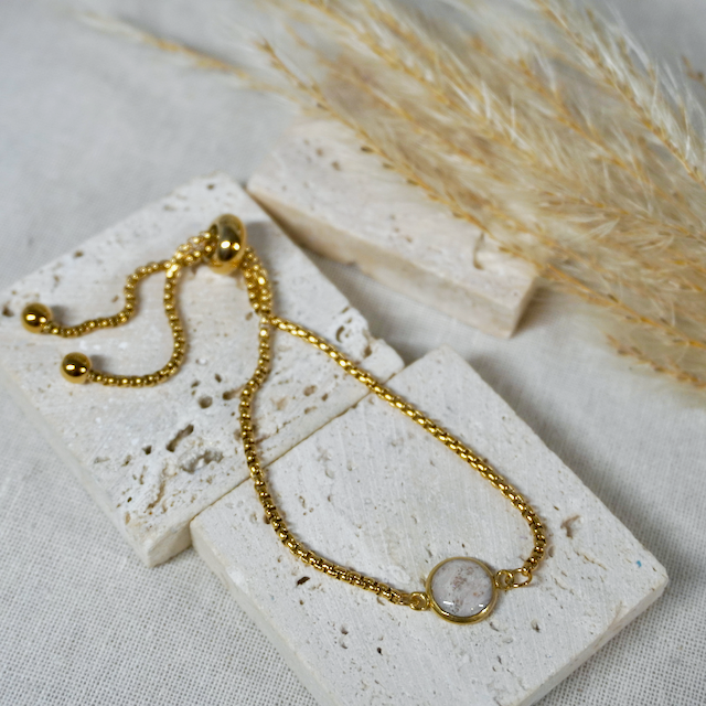 Rose Quartz Adjustable Bracelet