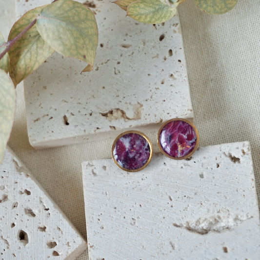 Celestia Small Bezel Stud