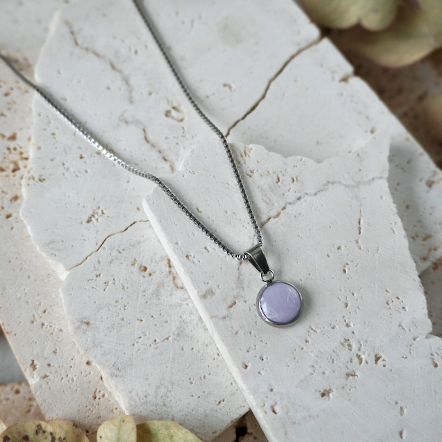 Blushed Lilac Small Pendant