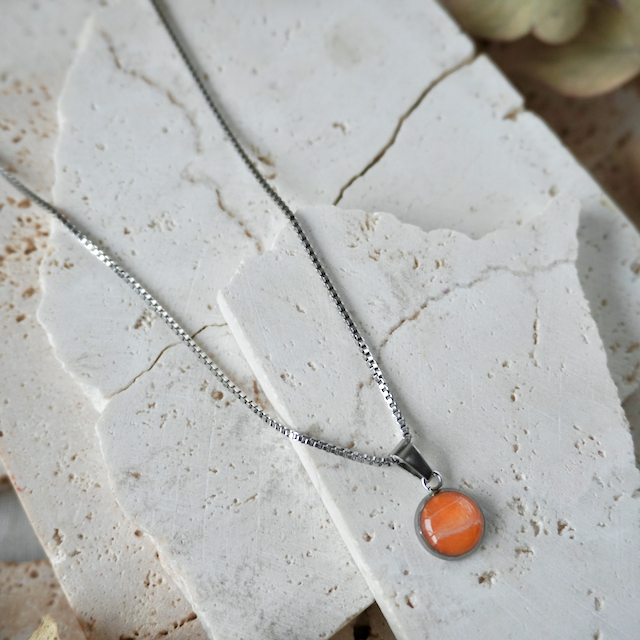 Muskmelon Orange Small Pendant