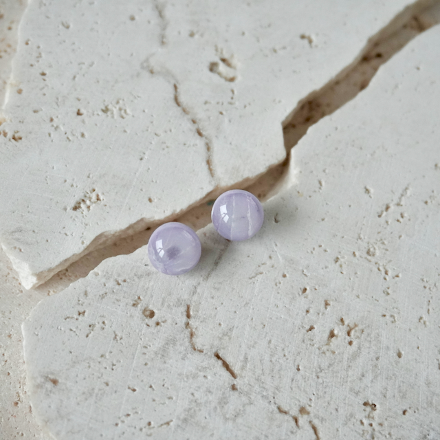 Blushed Lilac Small Studs