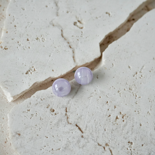 Blushed Lilac Small Studs