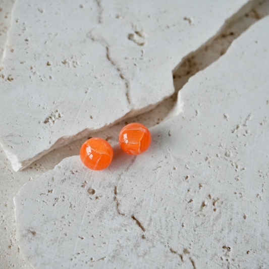 Muskmelon Orange Small Studs