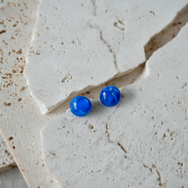 Marine Blue Small Studs