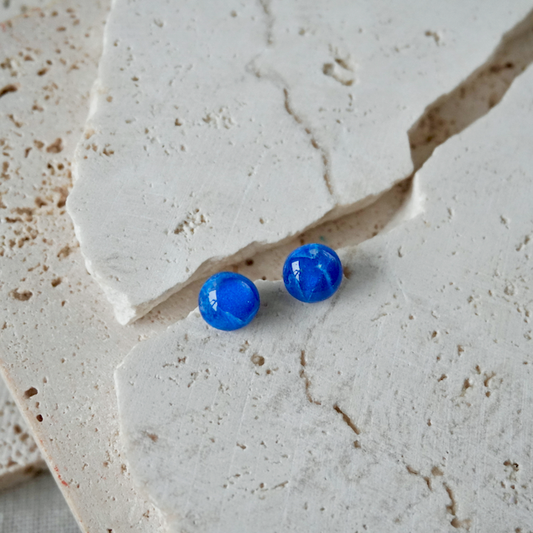 Marine Blue Small Studs