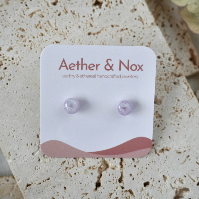 Blushed Lilac Small Studs