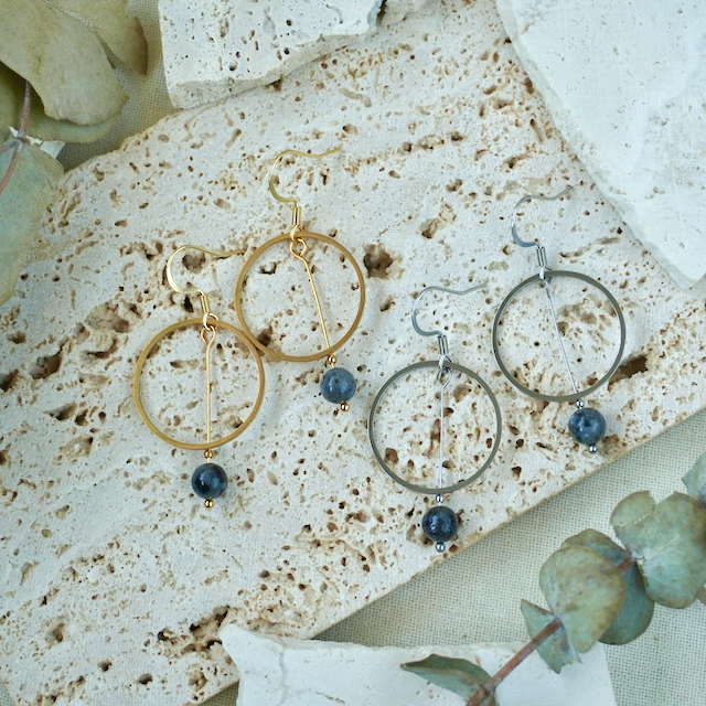 Statement Drop Gemstone Earring