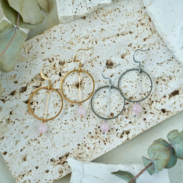Statement Drop Gemstone Earring