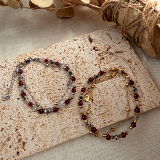 Strength & Spark Two Chain Bracelet