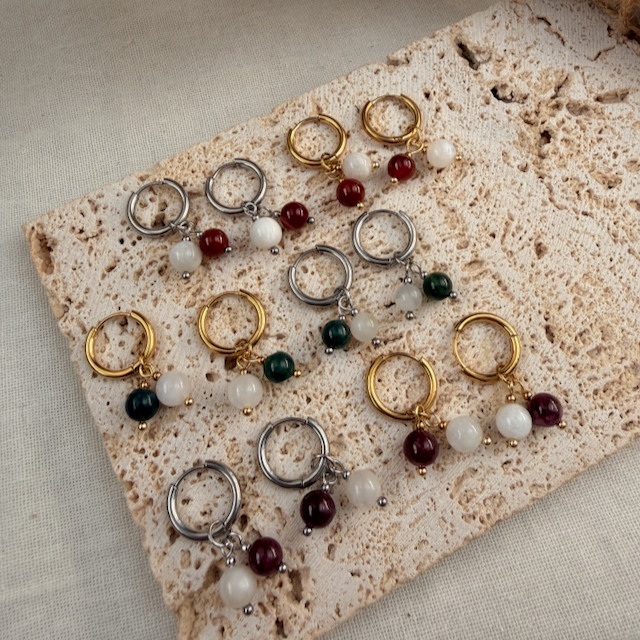 Luna Duo Huggie Earrings