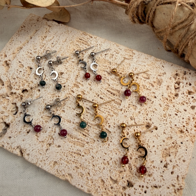 Moon Drop Studs