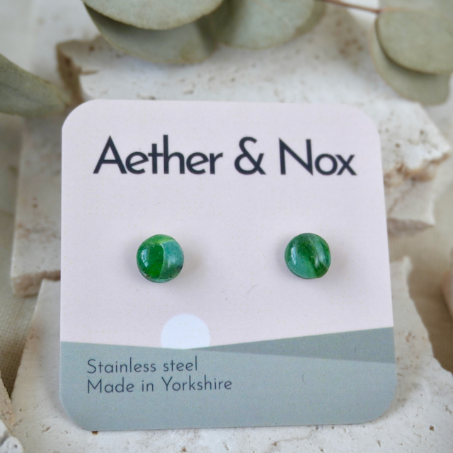 Summer Small Round Stud (Various Summer Colours)
