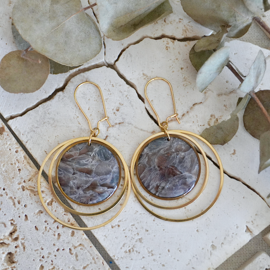 Kidney Duo Hoop Earrings