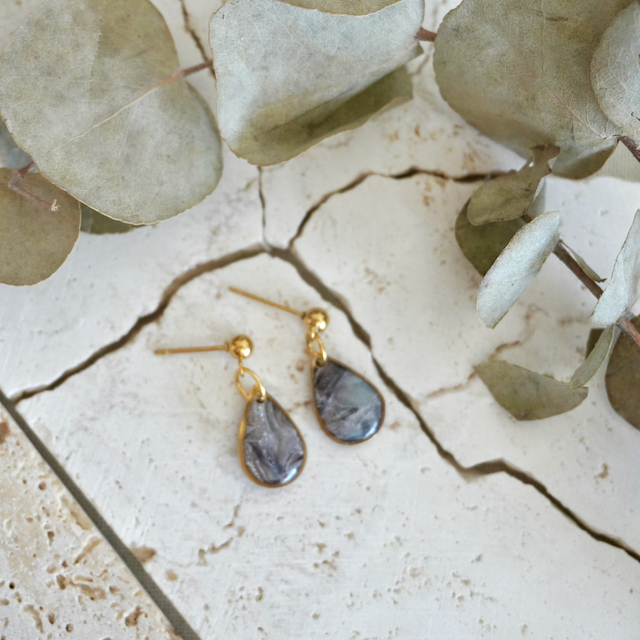 Stud Teardrop Earrings