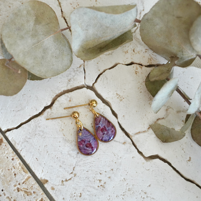 Stud Teardrop Earrings