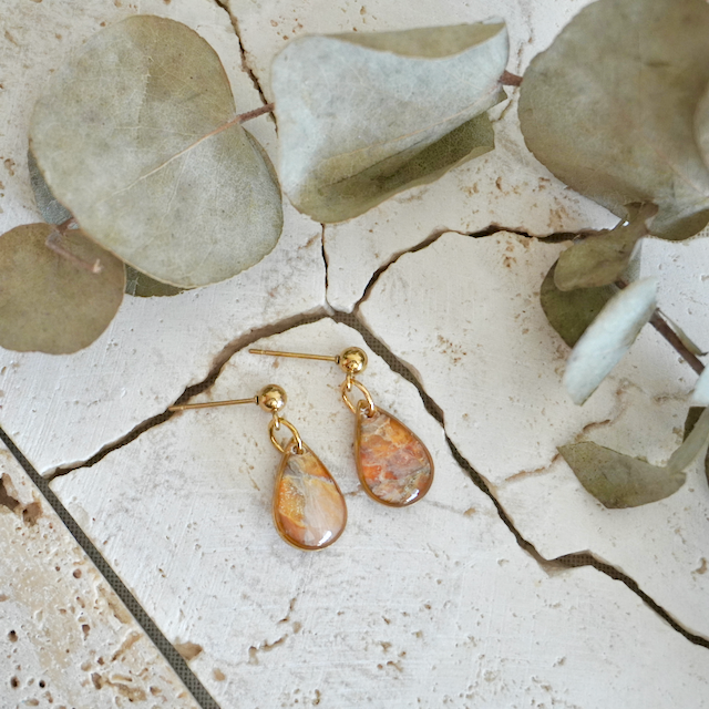 Stud Teardrop Earrings