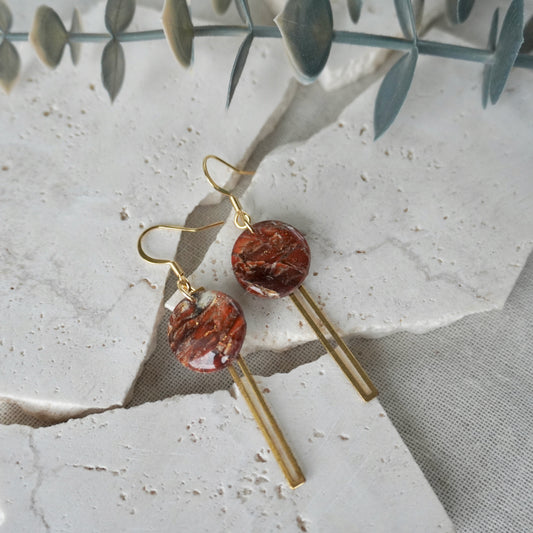 Orange Halite Hook Bar