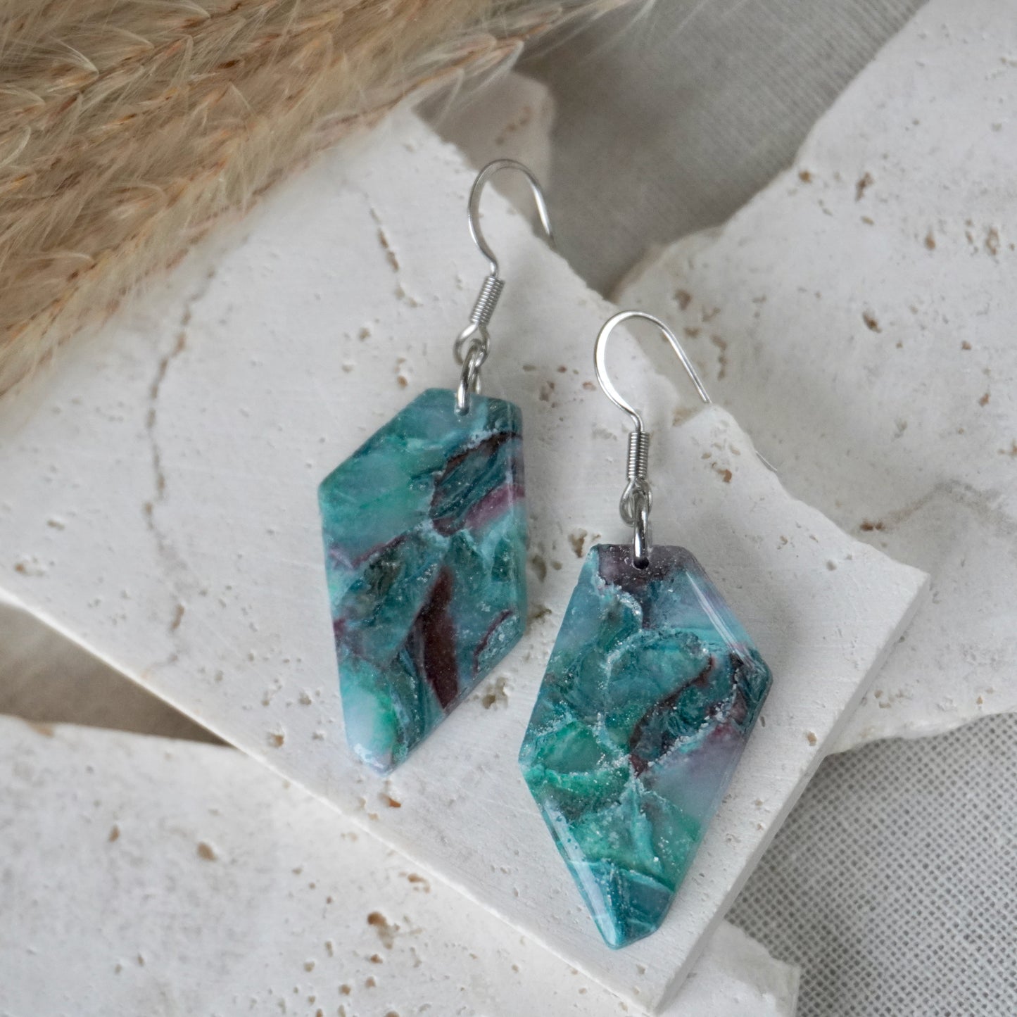 Turquoise inspired Hook Geode