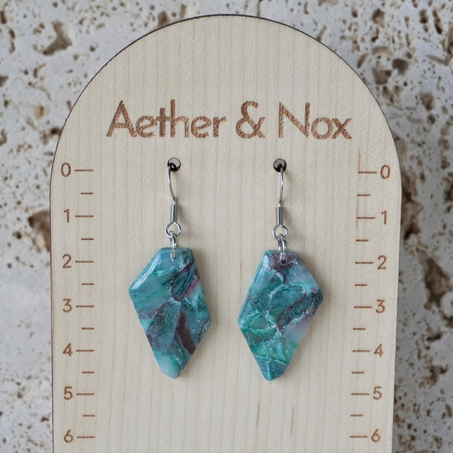 Turquoise inspired Hook Geode