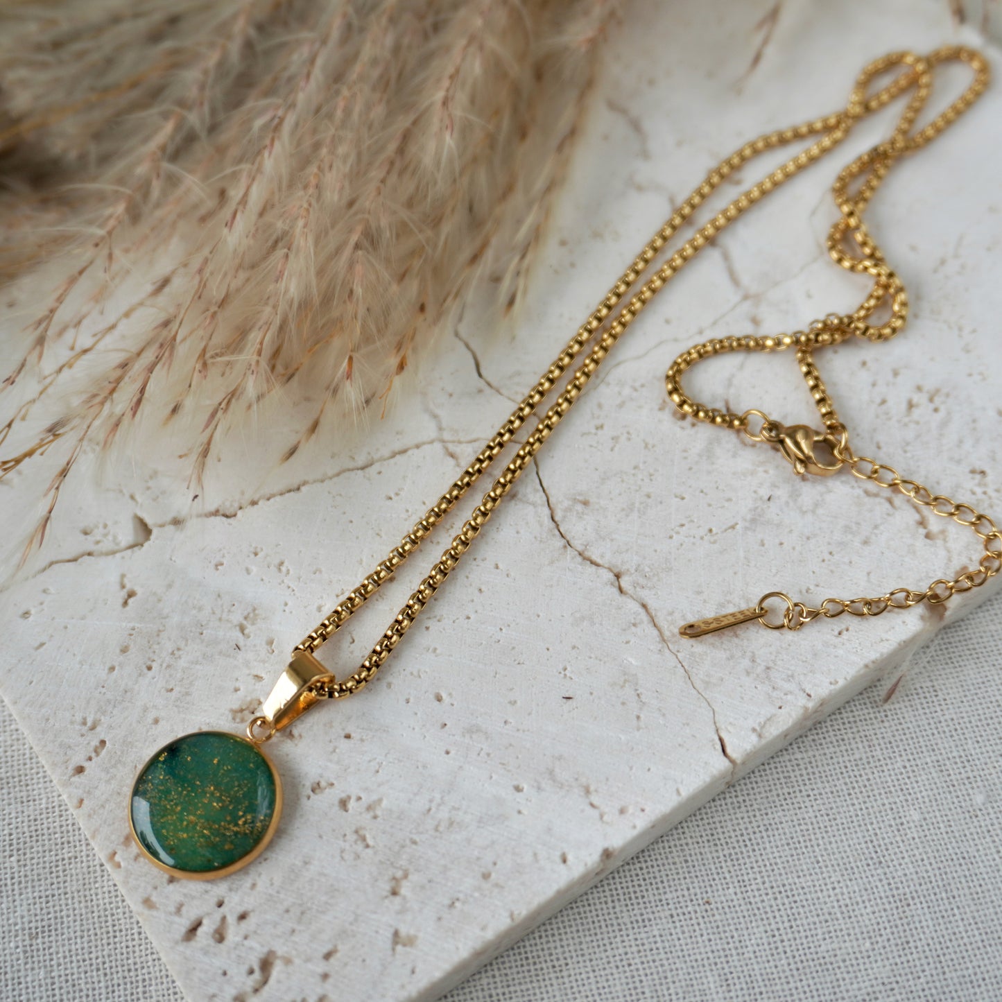 Green Gold Medium Pendant