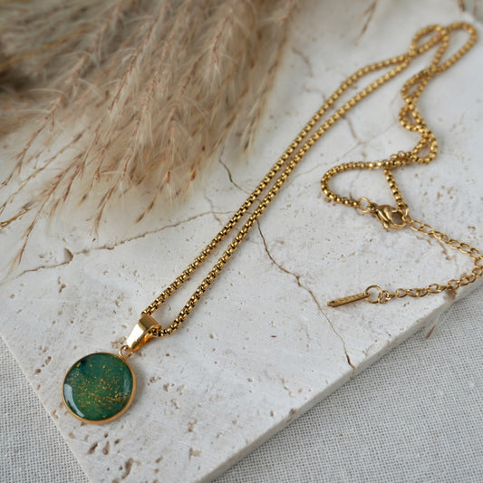 Green Gold Medium Pendant