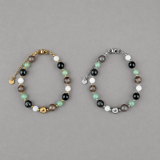 Growth & Grounding Two Chain Bracelet