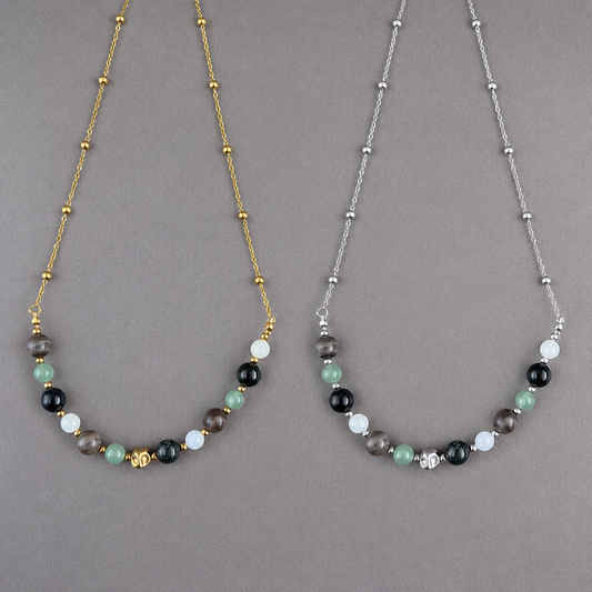 Growth & Grounding Statement Necklace