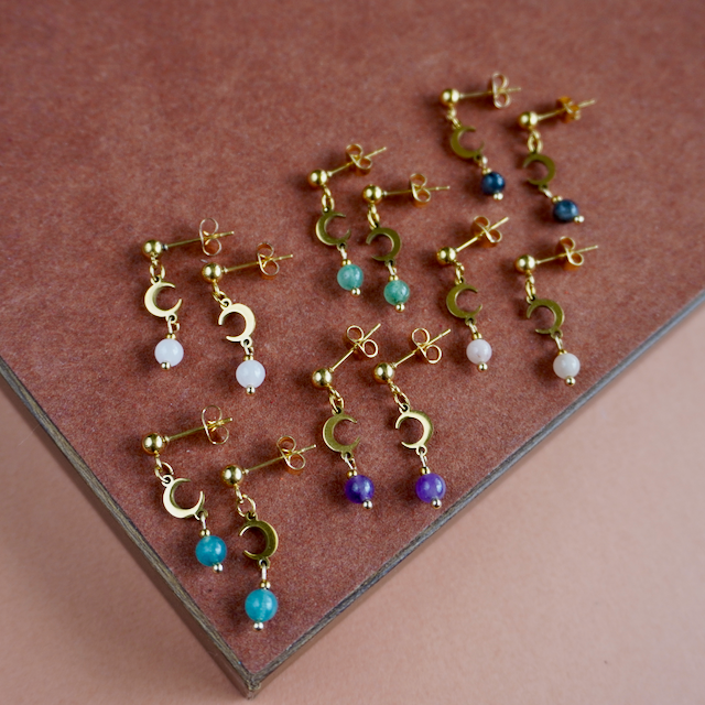 Moon Drop Studs