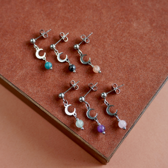 Moon Drop Studs