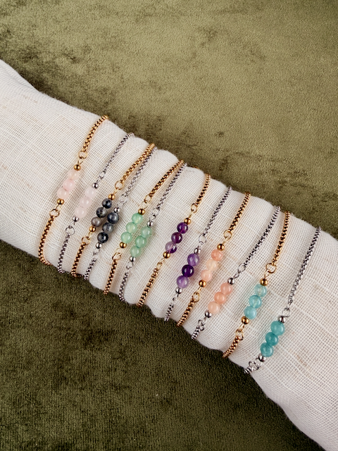 Triple Row Bracelet